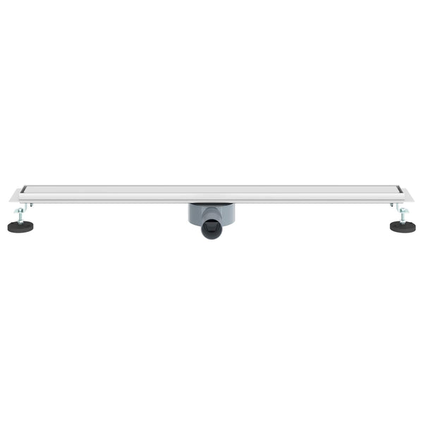 vidaXL 2-in-1 Shower Drain with 360° Siphon Silver 90 cm Stainless Steel 304
