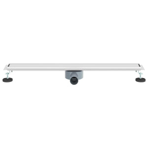 vidaXL 2-in-1 Shower Drain with 360° Siphon Silver 80 cm Stainless Steel 304
