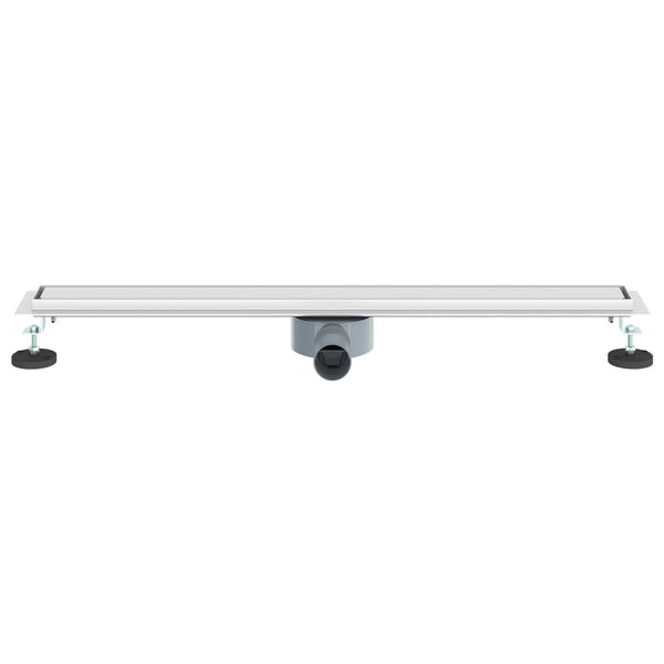 vidaXL 2-in-1 Shower Drain with 360° Siphon Silver 80 cm Stainless Steel 304