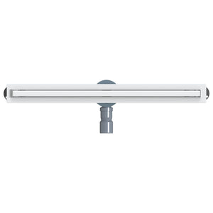 vidaXL 360° Shower Drain with Slim Model Silver 70 cm Stainless Steel 304