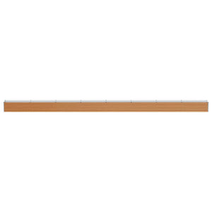 Hochbeet Hellbraun Verzinkter Stahl 775x50x36cm
