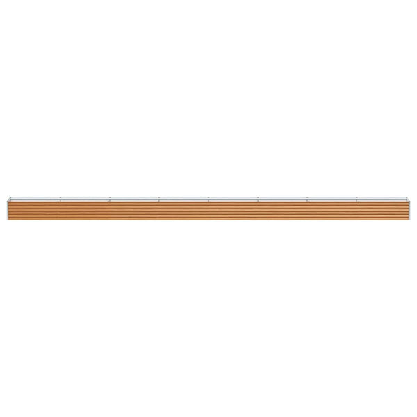 Hochbeet Hellbraun Verzinkter Stahl 775x50x36cm