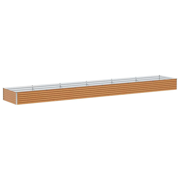 Hochbeet Hellbraun Verzinkt 582x100x36cm