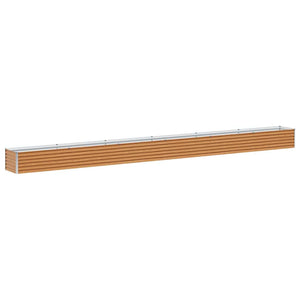 Hochbeet Hellbraun Verzinkter Stahl 582cm