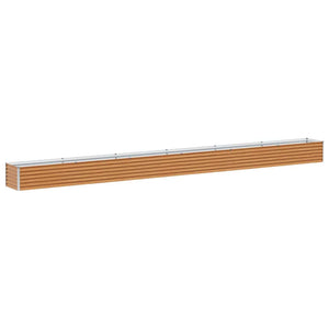 Hochbeet Hellbraun Verzinkter Stahl 582cm