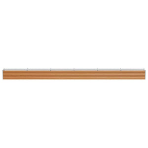 Hochbeet Hellbraun Verzinkter Stahl 582cm