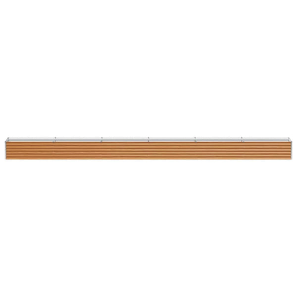 Hochbeet Hellbraun Verzinkter Stahl 582cm