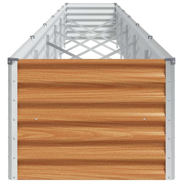 Hochbeet Hellbraun Verzinkter Stahl 582cm