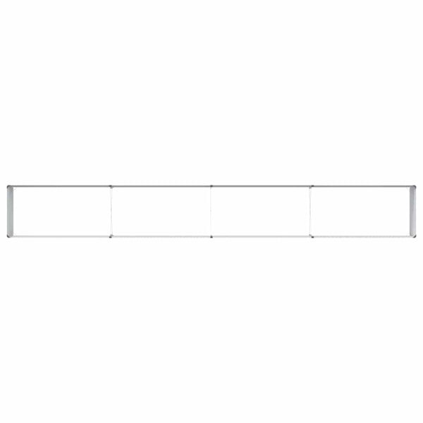 Hochbeet Hellbraun 390 cm Verzinkter Stahl