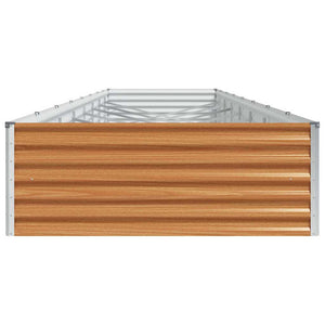 Hochbeet Hellbraun Verzinkter Stahl 775x100x36cm