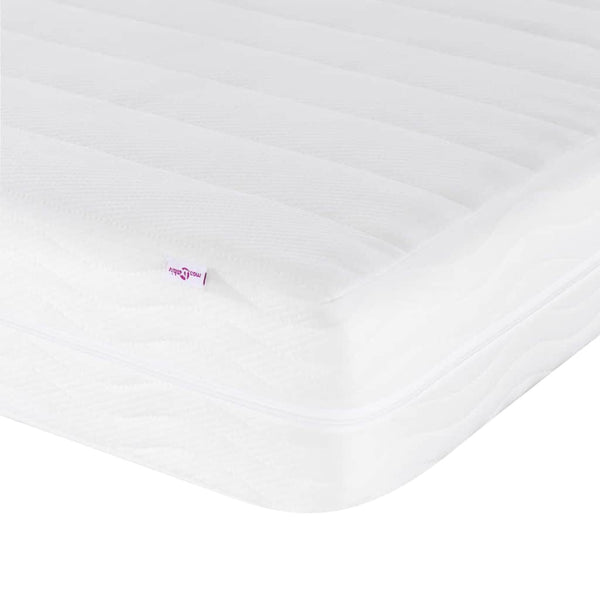 Eckbett mit Matratze Creme Stoff