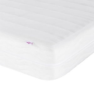Blaues Samt Eckbett mit Matratze
