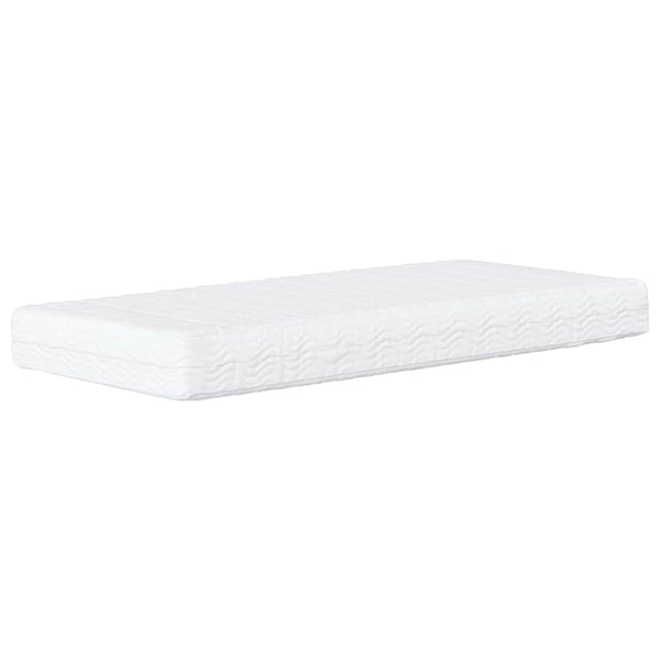 Blaues Samt Eckbett mit Matratze