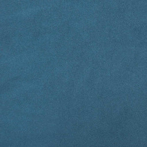 Blaues Eckbettgestell Samt 80x200 cm