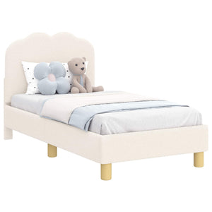 Kinderbettgestell Creme 70x140 cm