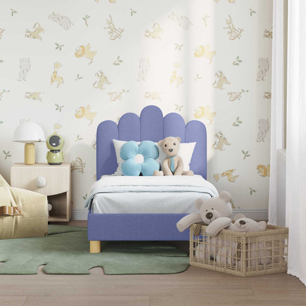 Kinderbett 70x140 cm Jeans Blau