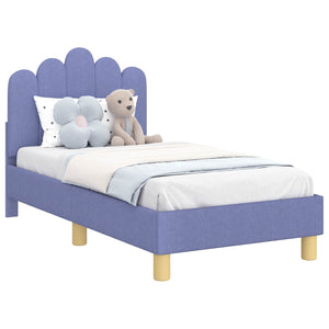 Kinderbett 70x140 cm Jeans Blau