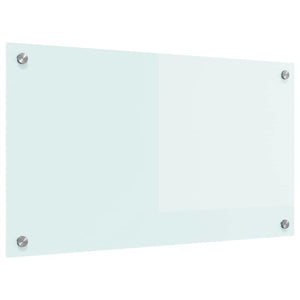 vidaXL Kitchen Splashback Milk 70 x 40 cm Tempered Glass