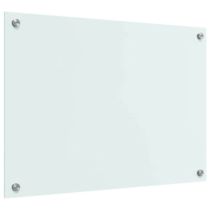vidaXL Kitchen Splashback Milk 70 x 50 cm Tempered Glass