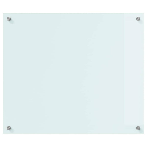 vidaXL Kitchen Splashback Milk 70 x 60 cm Tempered Glass