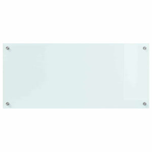 vidaXL Kitchen Splashback Milk 90 x 40 cm Tempered Glass