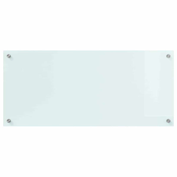 vidaXL Kitchen Splashback Milk 90 x 40 cm Tempered Glass