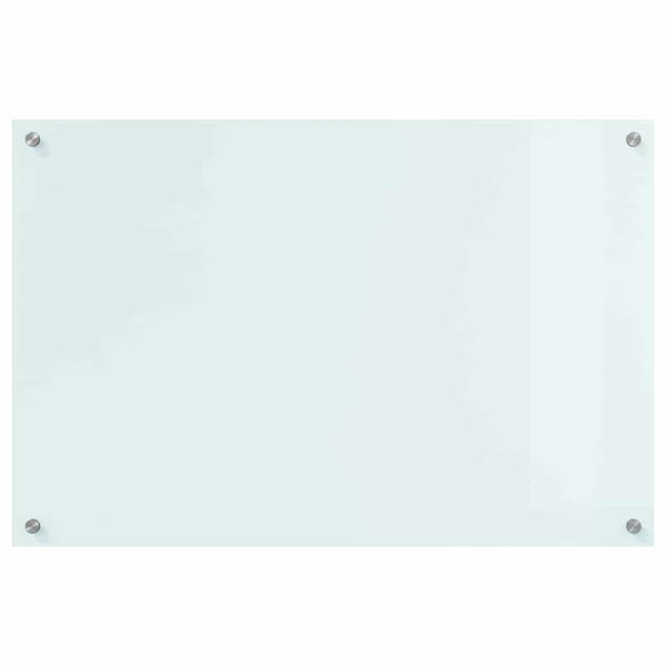 vidaXL Kitchen Splashback Milk 90 x 60 cm Tempered Glass