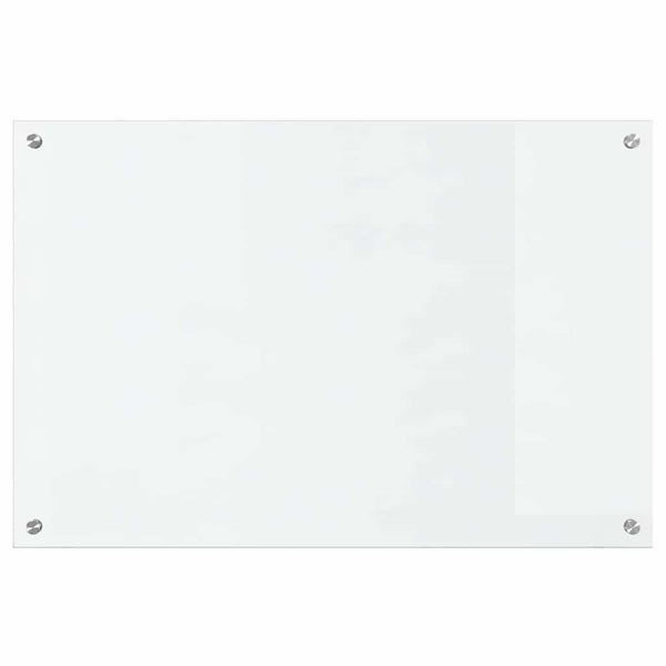 vidaXL Kitchen Splashback Transparent 90 x 60 cm Tempered Glass