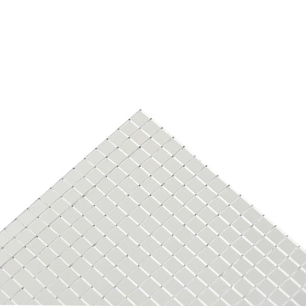 Spiegel Mosaikfliesen Geometrisch Silber 30x30cm 3er Set