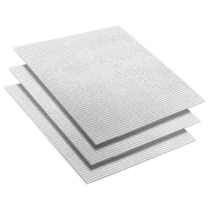 Spiegel Mosaikfliesen Geometrisch Silber 30x30cm 3er Set