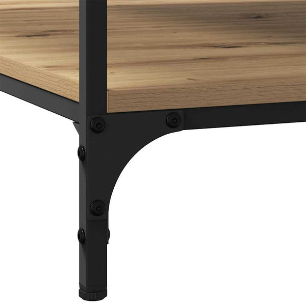 vidaXL Coffee Table Artisan Oak 80 x 80 x 40 cm Engineered Wood