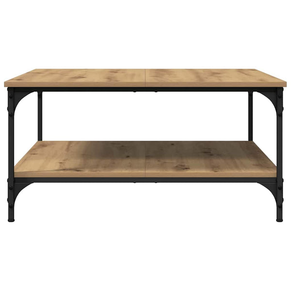 vidaXL Coffee Table Artisan Oak 80 x 80 x 40 cm Engineered Wood