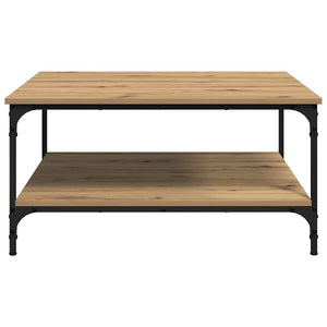 vidaXL Coffee Table Artisan Oak 80 x 80 x 40 cm Engineered Wood