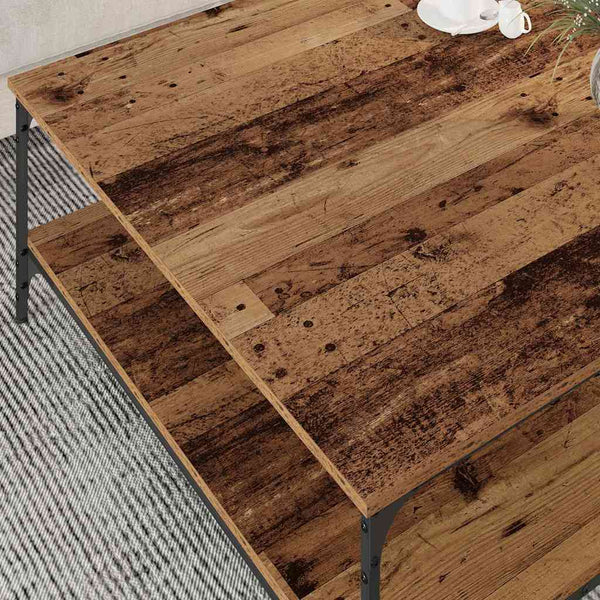 Couchtisch Altholz 100x100 cm