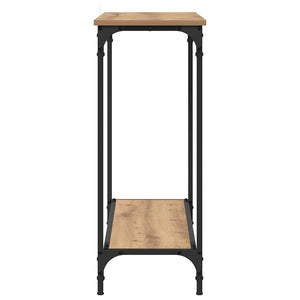 vidaXL Console Table Artisan Oak 101 x 30.5 x 75 cm Engineered Wood
