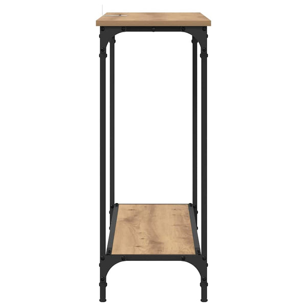 vidaXL Console Table Artisan Oak 101 x 30.5 x 75 cm Engineered Wood