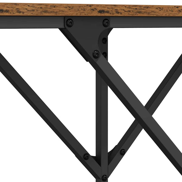 vidaXL Console Table Reclaimed Wood 140 x 29 x 75 cm Engineered Wood