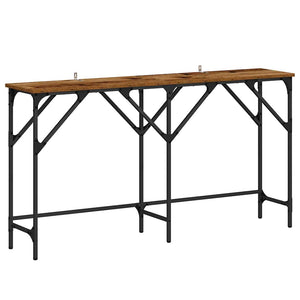 vidaXL Console Table Reclaimed Wood 140 x 29 x 75 cm Engineered Wood