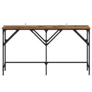 vidaXL Console Table Reclaimed Wood 140 x 29 x 75 cm Engineered Wood