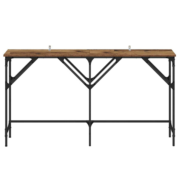 vidaXL Console Table Reclaimed Wood 140 x 29 x 75 cm Engineered Wood