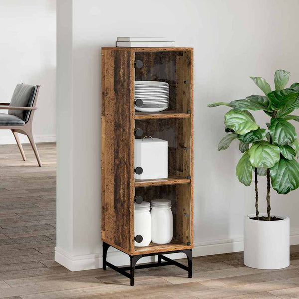 vidaXL Sideboard Reclaimed Wood 35 x 37 x 117 cm