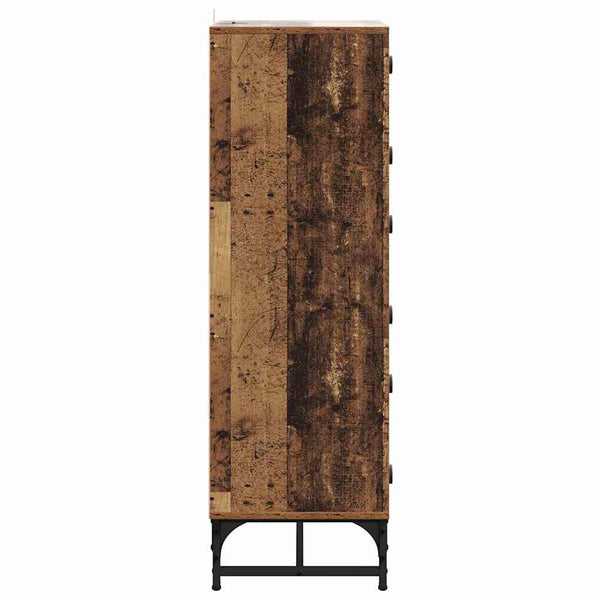 vidaXL Sideboard Reclaimed Wood 35 x 37 x 117 cm
