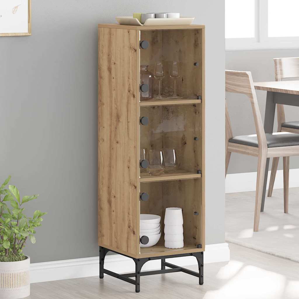 vidaXL Sideboard Artisan Oak 35 x 37 x 117 cm