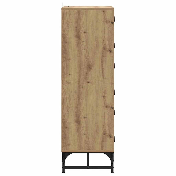 vidaXL Sideboard Artisan Oak 35 x 37 x 117 cm