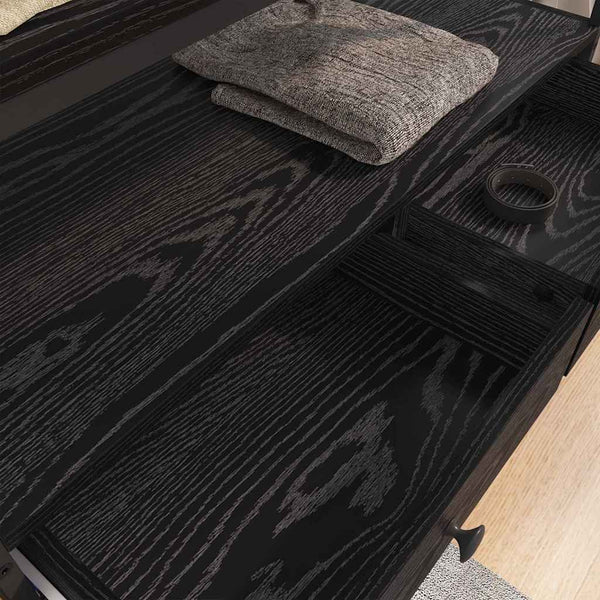 vidaXL Wardrobe Black Oak Look 89 x 39 x 184.5 cm