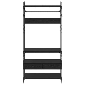 vidaXL Wardrobe Black Oak Look 89 x 39 x 184.5 cm
