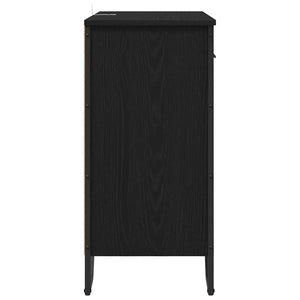 vidaXL Sideboard Black Oak Look 79.5 x 35.5 x 74.5 cm