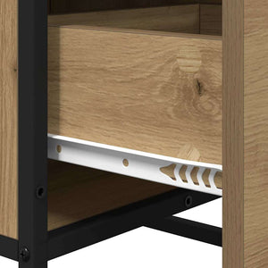 vidaXL Sideboard Artisan Oak 35.5 x 35 x 76 cm