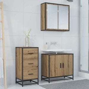 vidaXL Sideboard Artisan Oak 35.5 x 35 x 76 cm