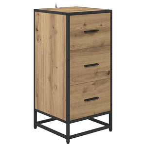 vidaXL Sideboard Artisan Oak 35.5 x 35 x 76 cm